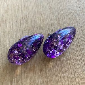 Purple Sparklite Earrings